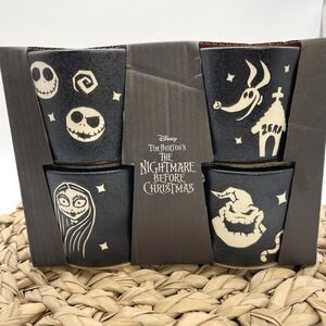 NIB Nightmare Before Christmas Rae Dunn Ramekin Set Jack Sally Zero Oogie Boogie